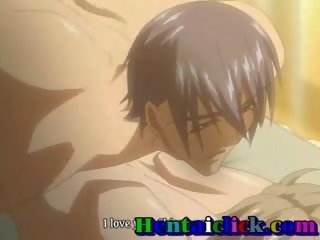 Handsome Hentai Gay Hardcore Fucked In Bed