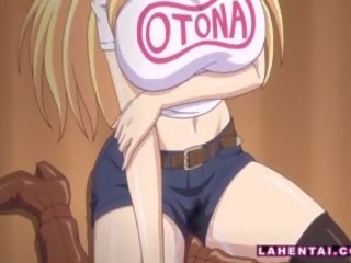 Cachonda hentai blondie paseos duro polla