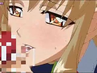 Cock devouring anime teen bitch