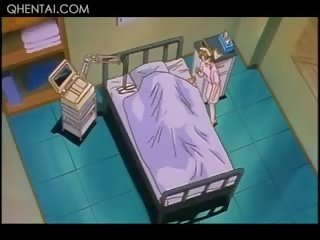 Sexy hentai krankenschwester wird gebunden nach oben und gefickt von dreckig geduldig