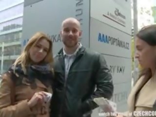 Amazing Busty Teen And Her BF Gets Money For Public SEX