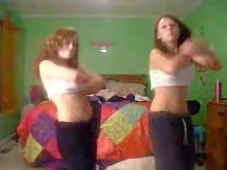 Teens Dancing In Bras