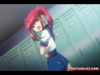 Plavky anime vysokoškolská študentka robenie chodidlom fucked
