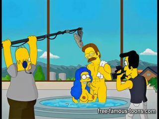 Marge simpsons nascosto orge