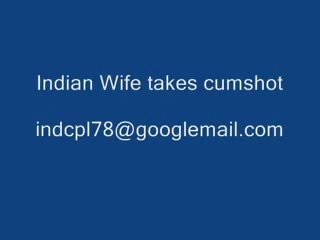 Indisk gift hustru sperma spermshot stimulating2
