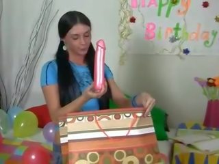 Sex toys for a hot birthday girl