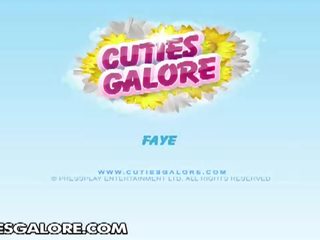 Cuties Galore: Faye the young dildo addict